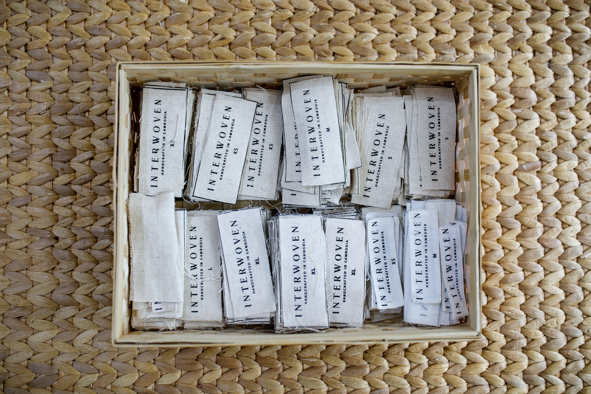 Interwoven labels