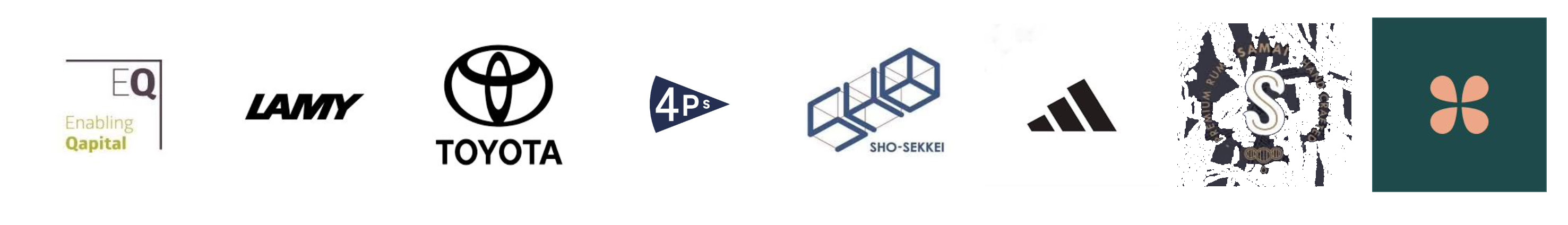 Enabling Qapital, LAMY, Toyota, Pizza 4P’s, Sho-Sekkei, and collaborating organizations