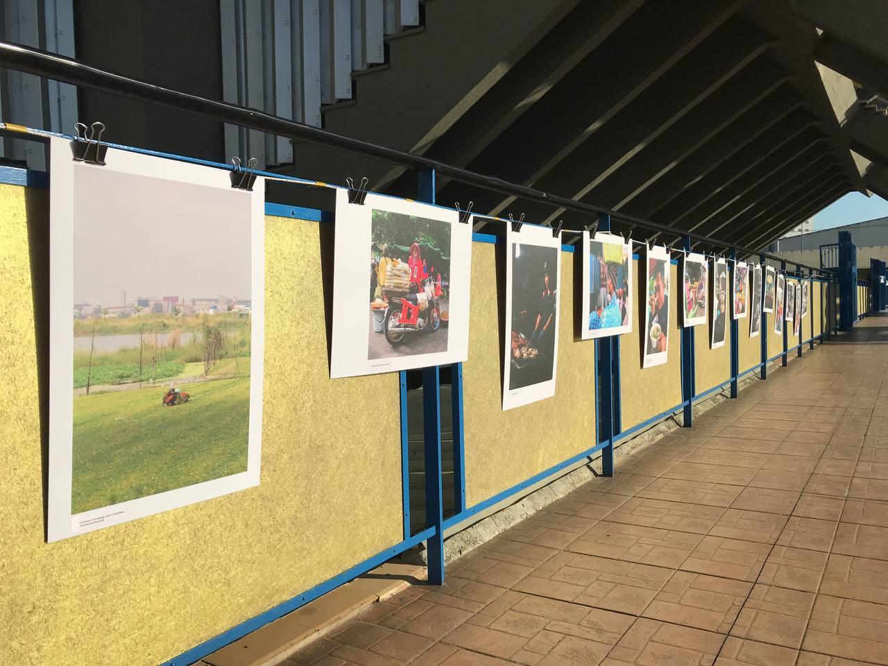 Photography displayed at the Slaprea exhibition