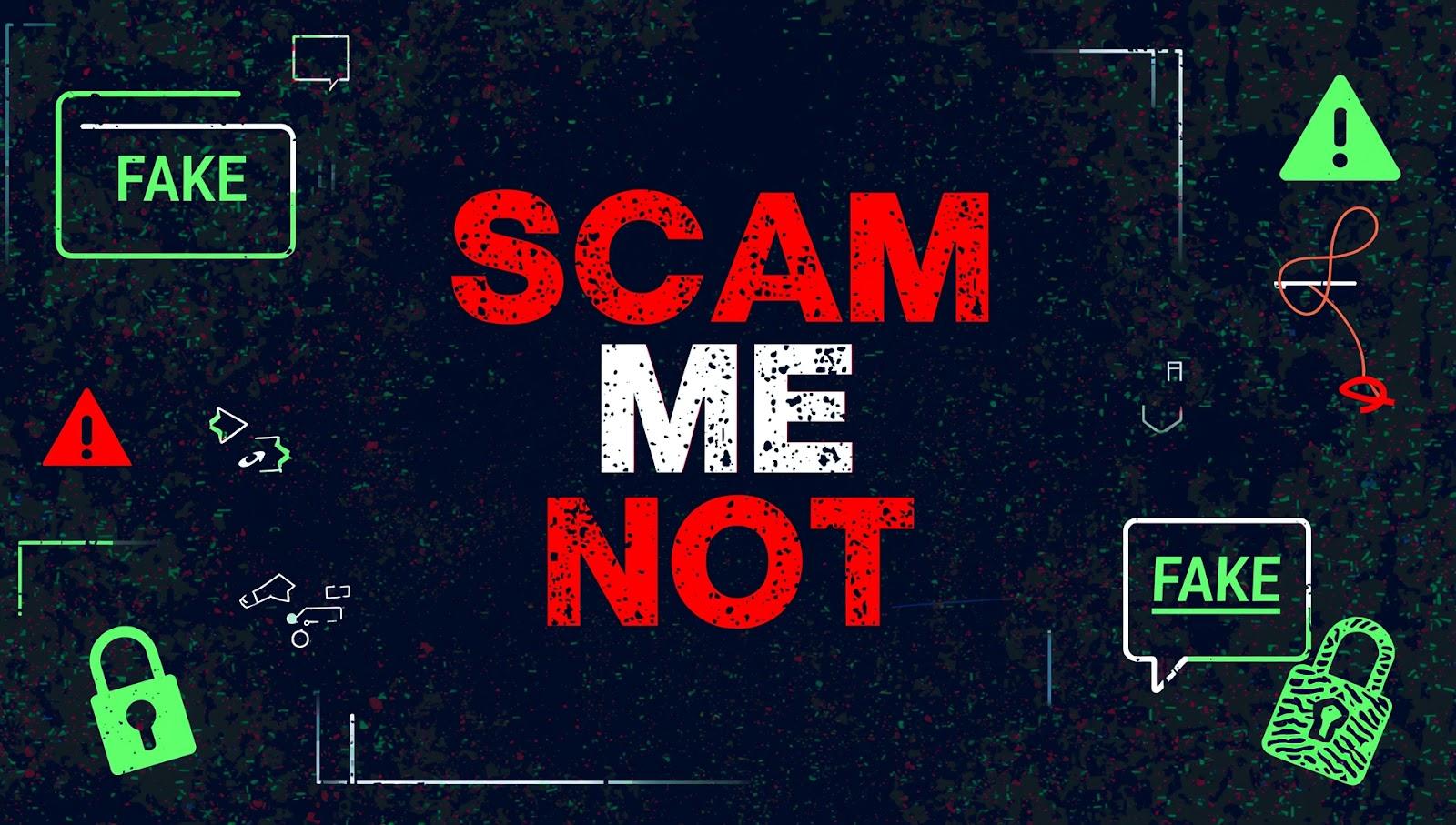 Scam Me Not creative lab concept